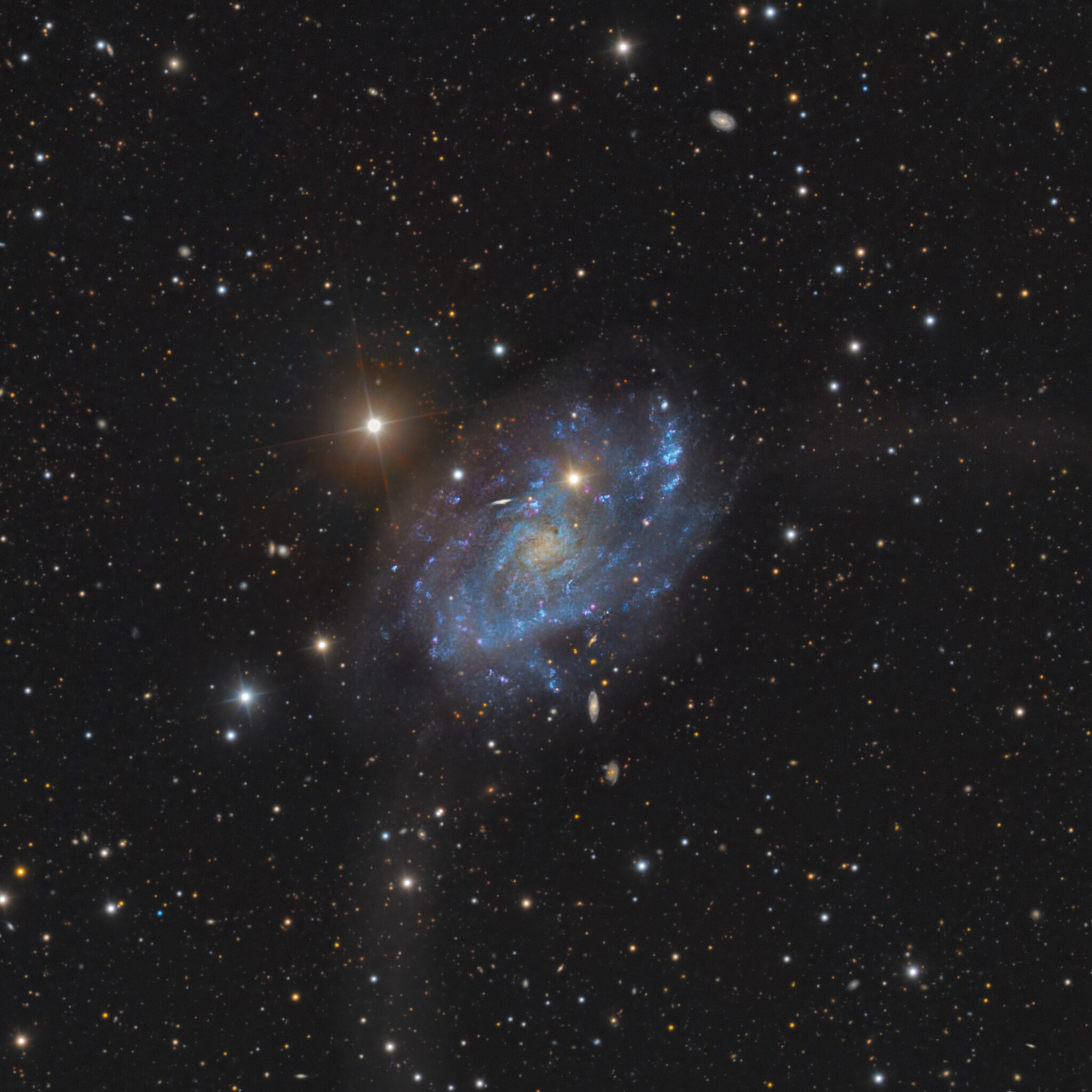 Galaxies(NGC 0X1X) Through Light and Time