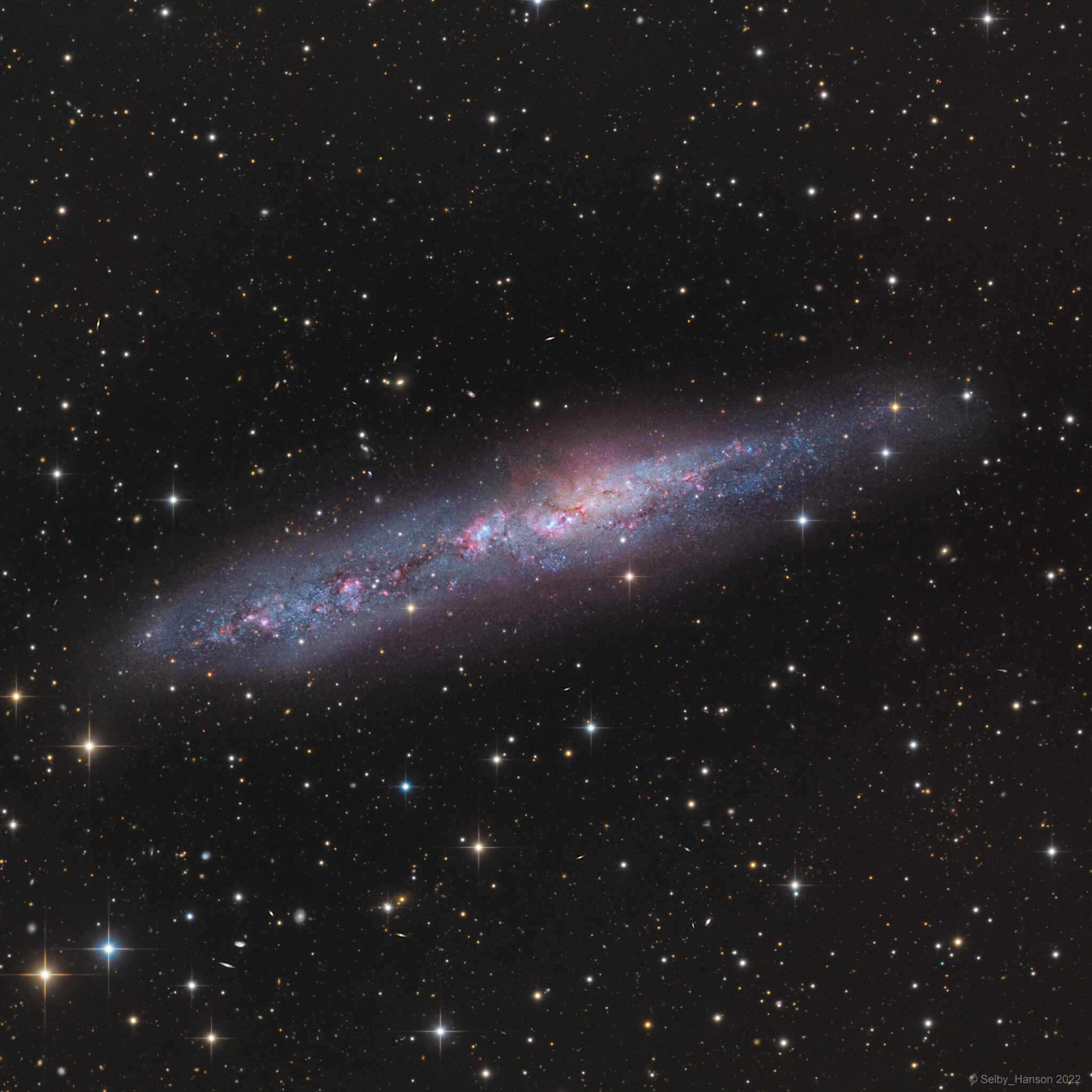 NGC 55 Through Light And Time