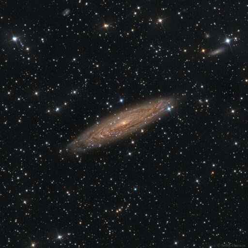 Ngc 2613 – Through Light And Time