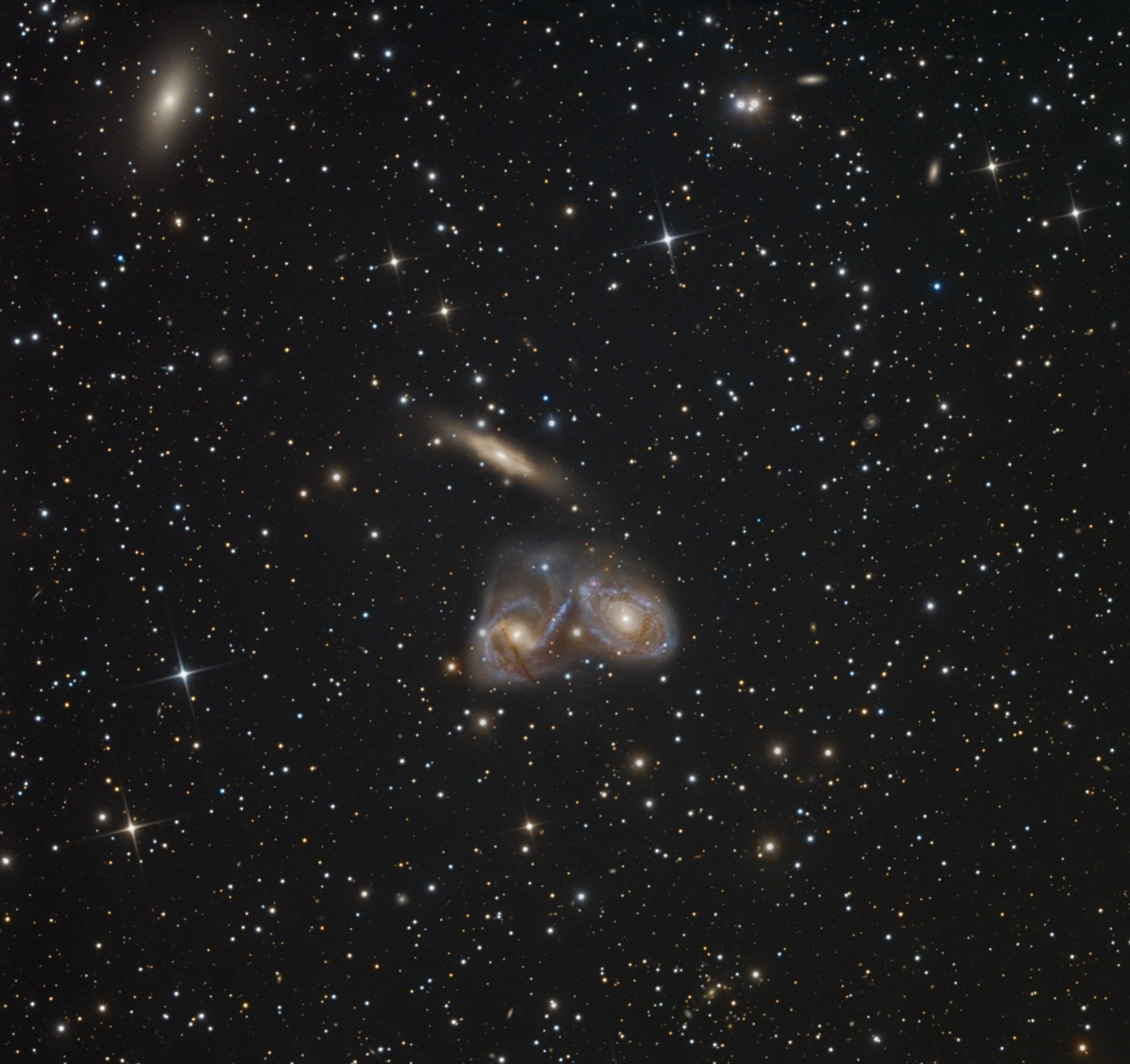 Pavo, NGC 6769, 6770 and 6771.