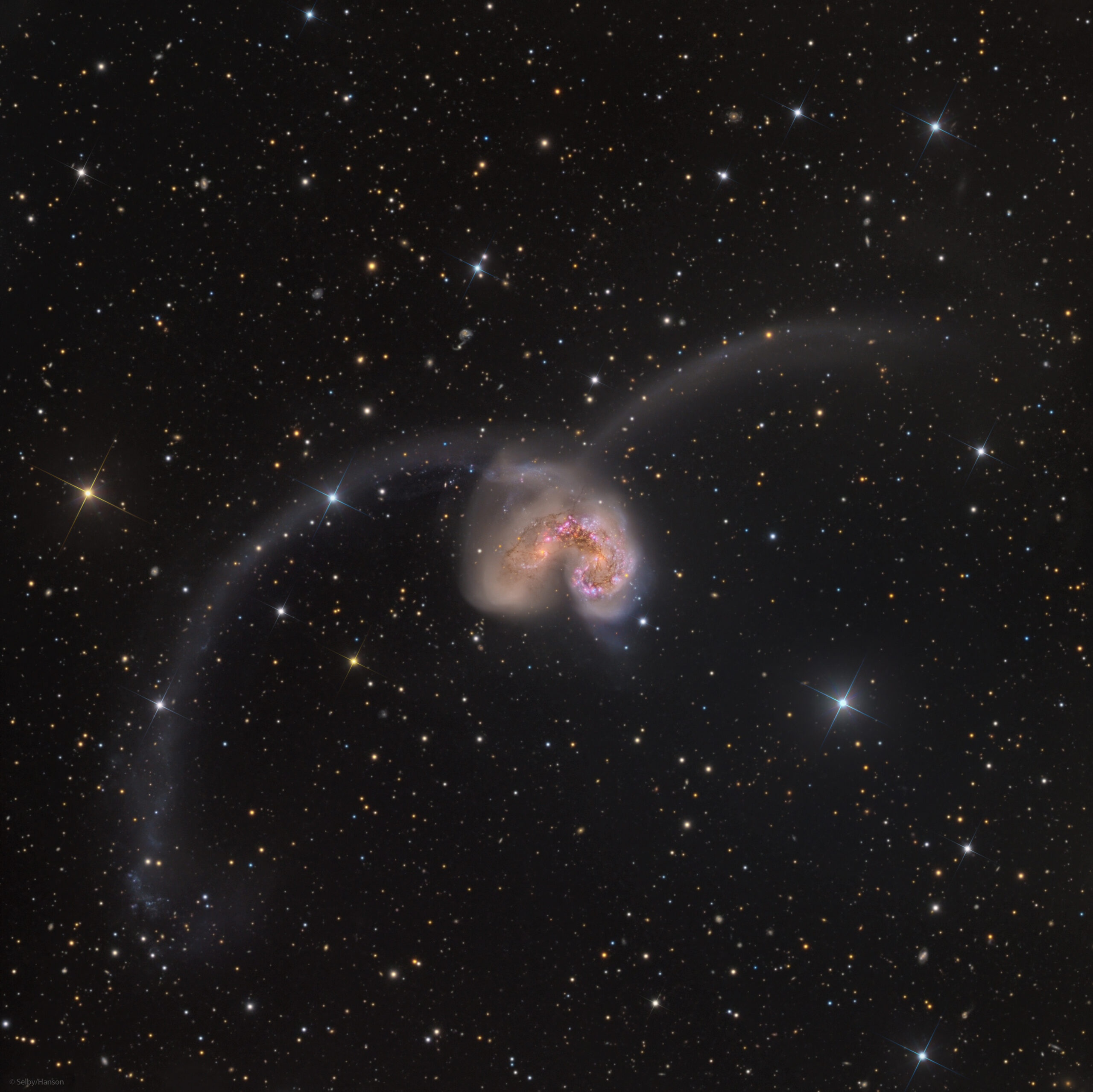 NGC 4038/4039 – Through Light and Time