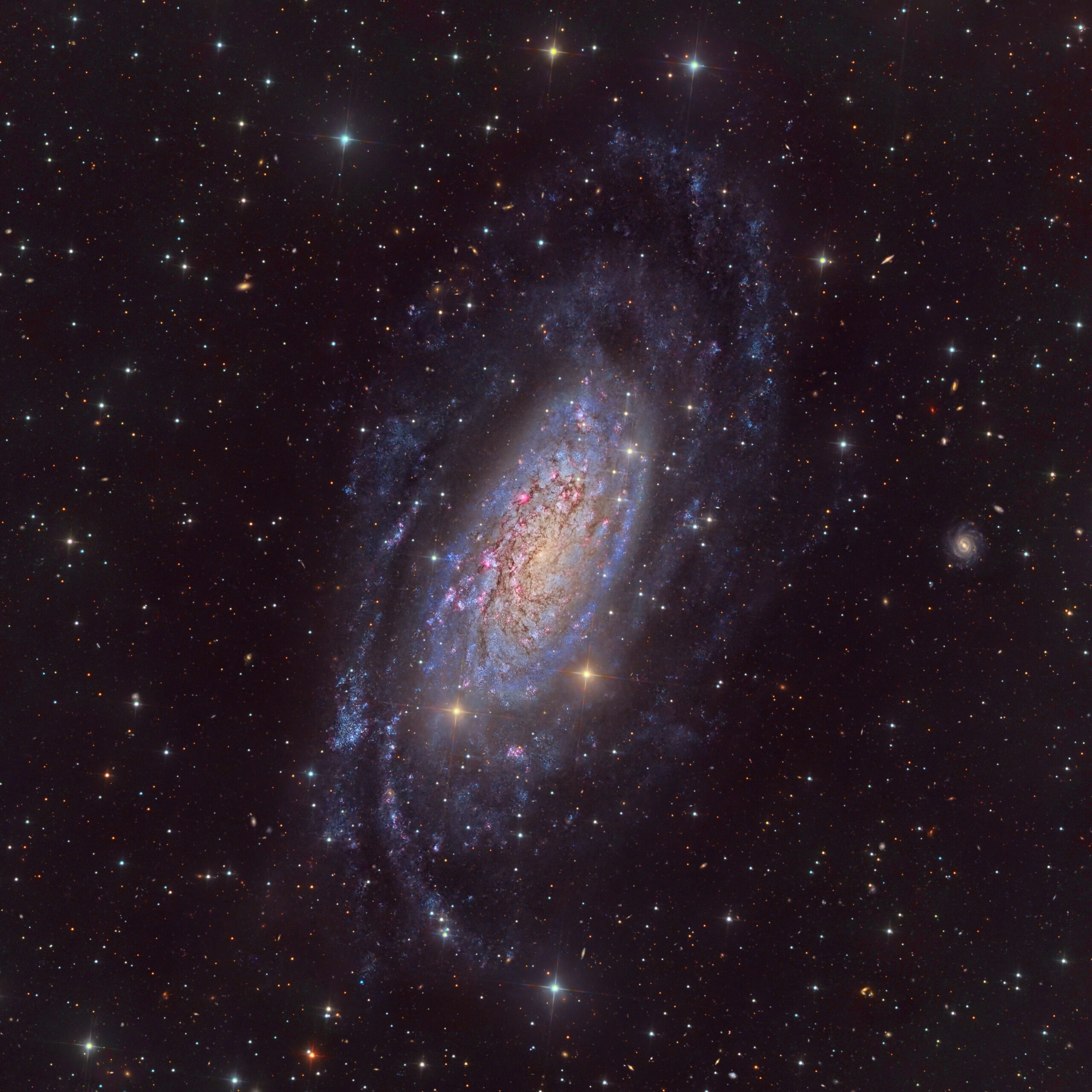 NGC 3621 – Through Light and Time