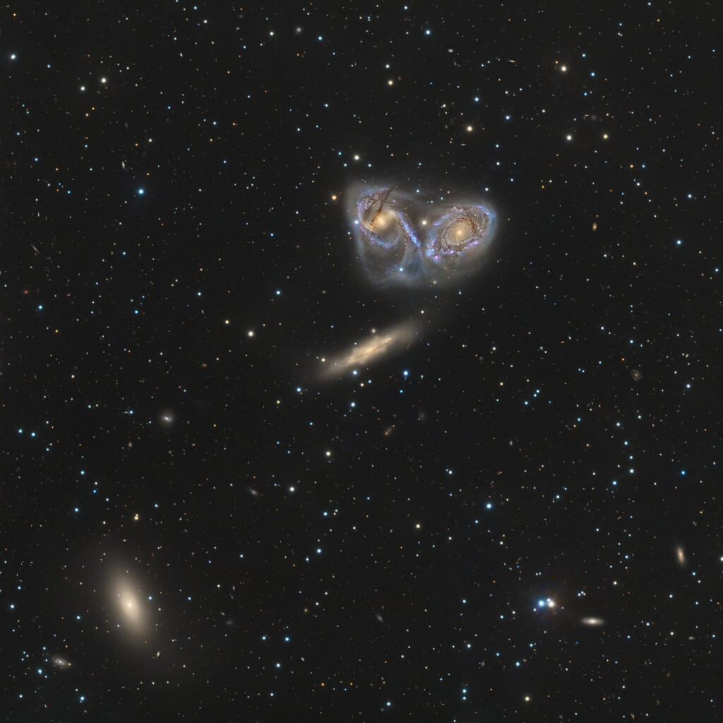 Pavo, NGC 6769, 6770 and 6771.