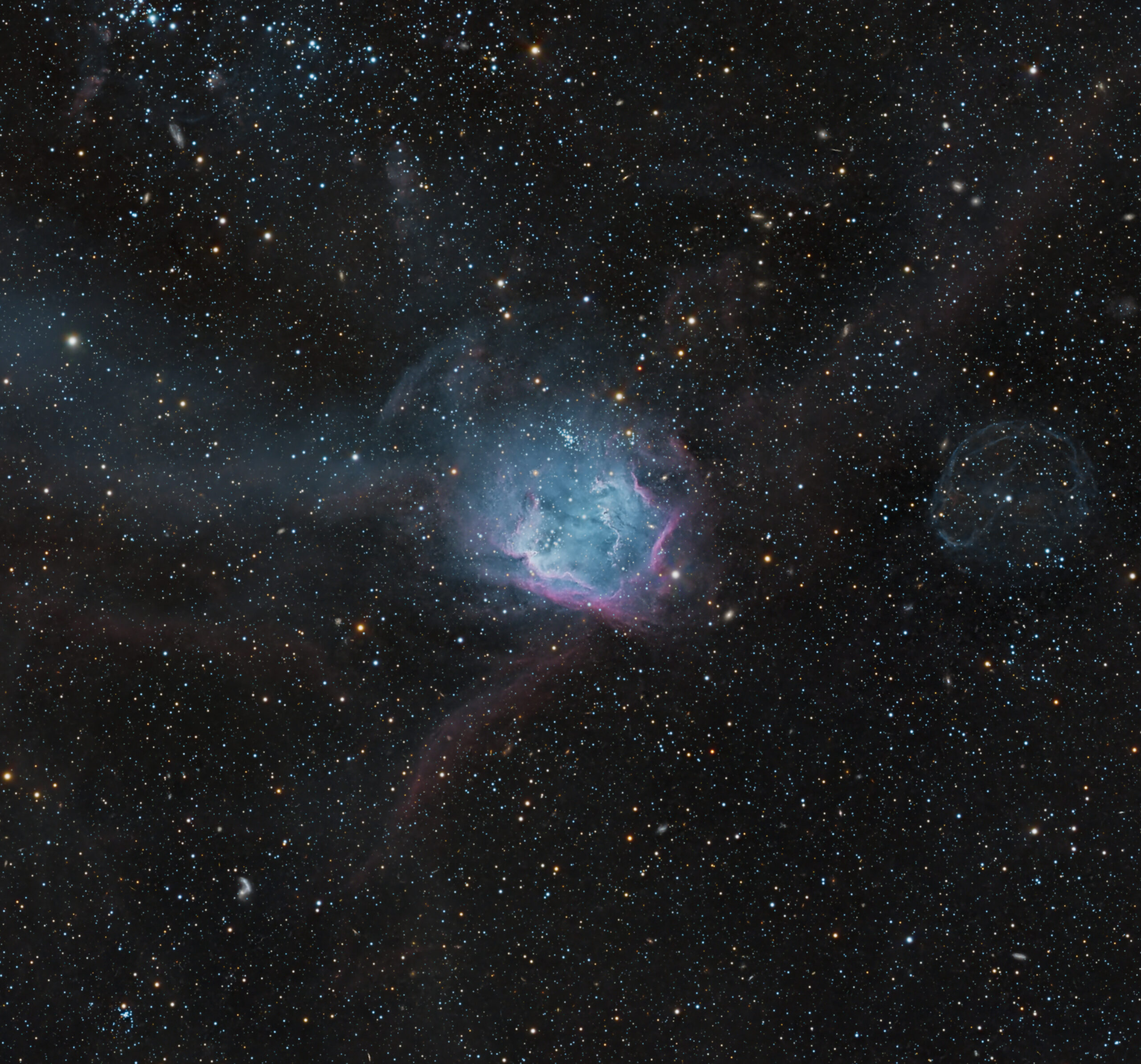 NGC 602 Through Light And Time